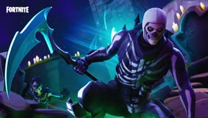 Download Fortnite Skeleton Scull Tropper Live Wallpaper