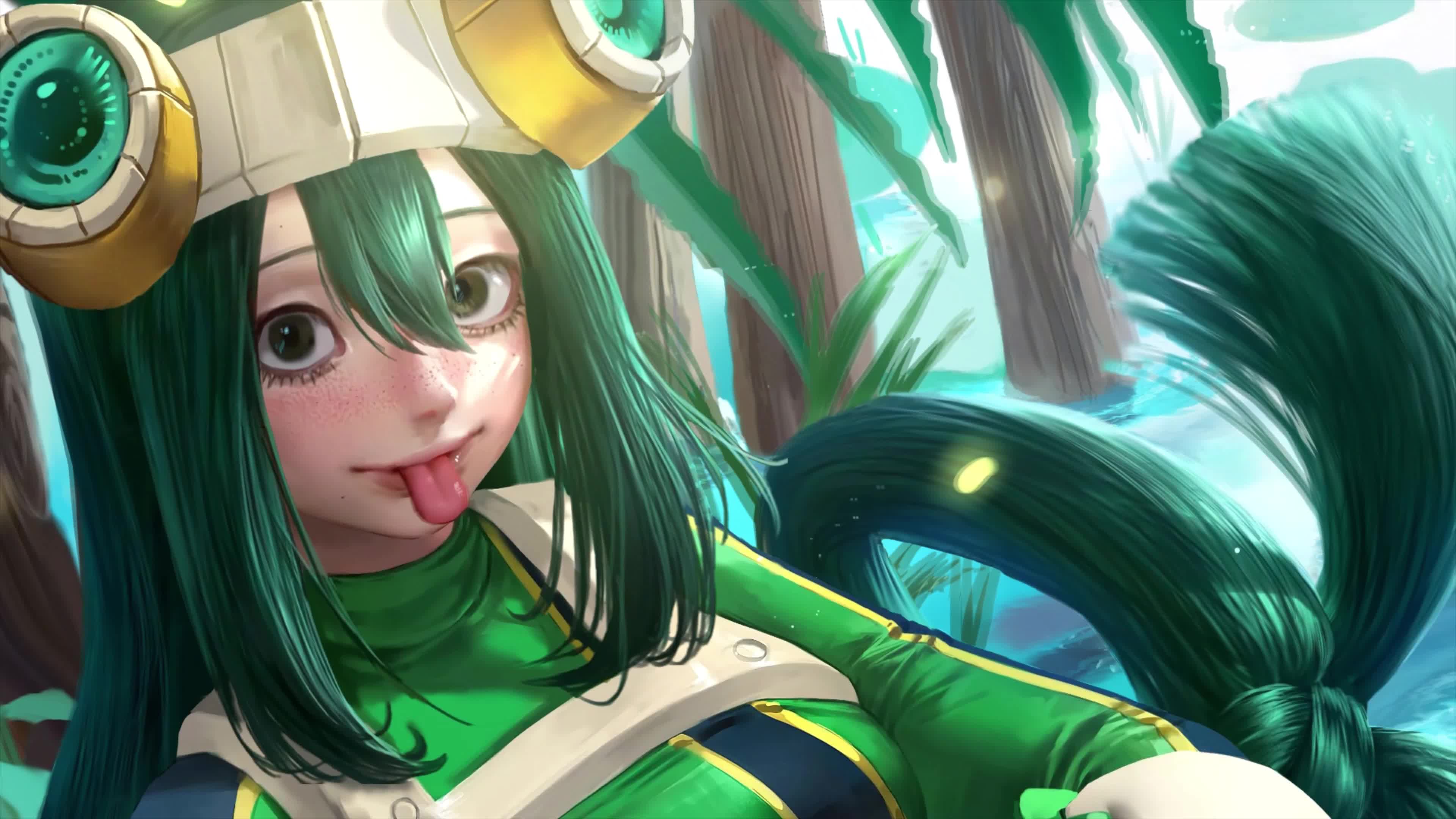 Download Tsuyu Asui My Hero Academia 4K Live Wallpaper