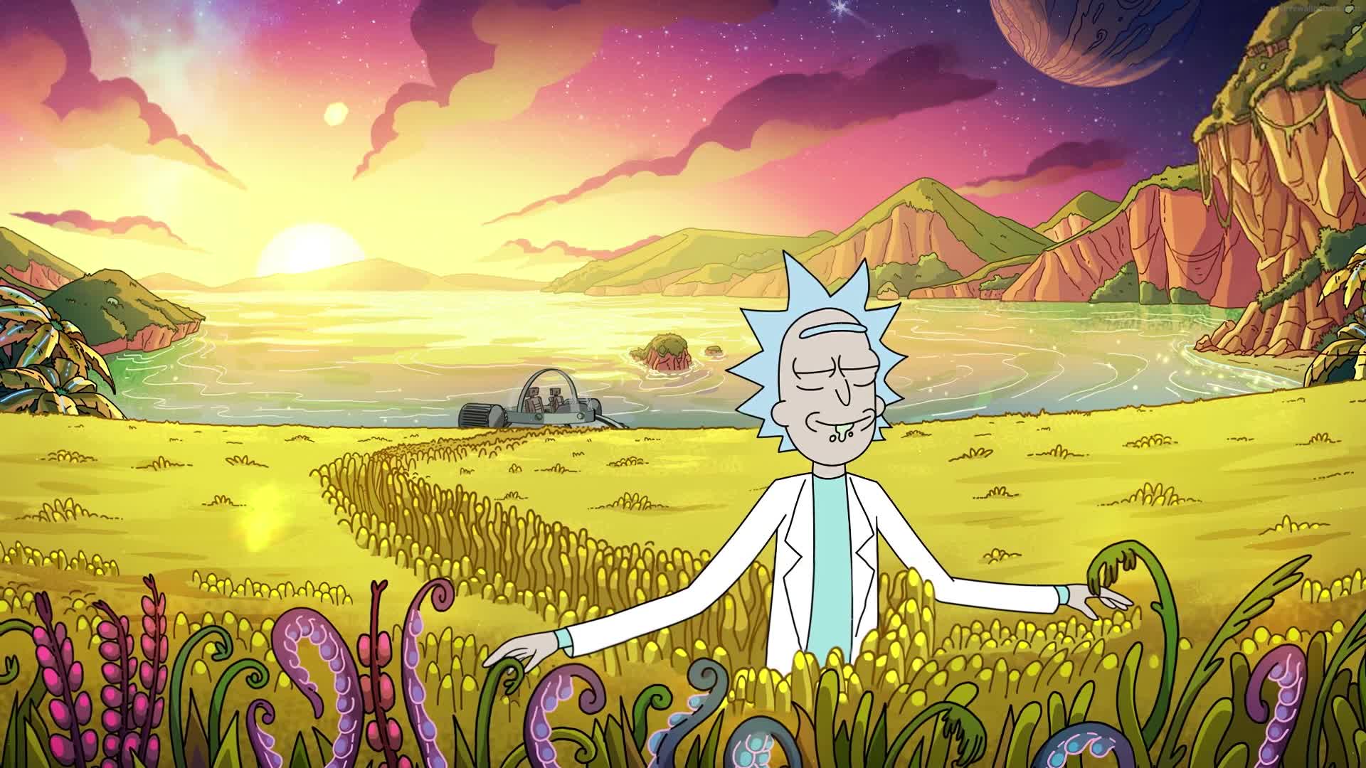 Download PC Alien World Rick and Morty HD Live Wallpaper