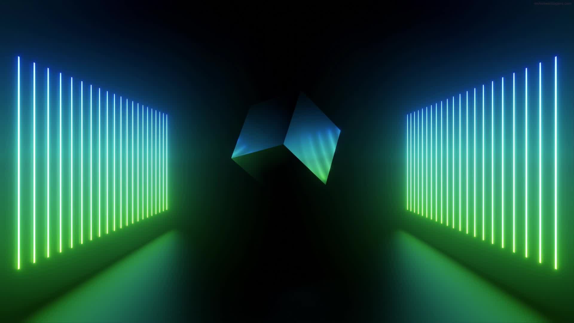 Download PC Cube Neon Glow HD Live Wallpaper