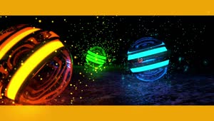 Download Glowing Spheres Wallpaper Engine 3440x1440