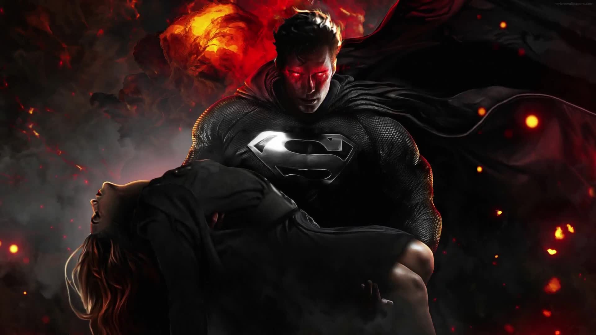 Download Cool Dark Superman Justice League 4k live wallpaper