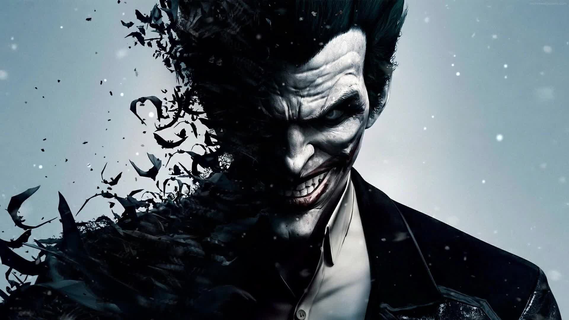 Download Cool Fading joker With Bats 4k Live wallpaper