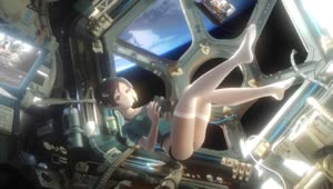 Download Anime Girl  Outer Space  Live Wallpaper