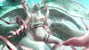 Download Fondo de Pantalla Animado Angewomon de Digimon 🦅 en Movimiento