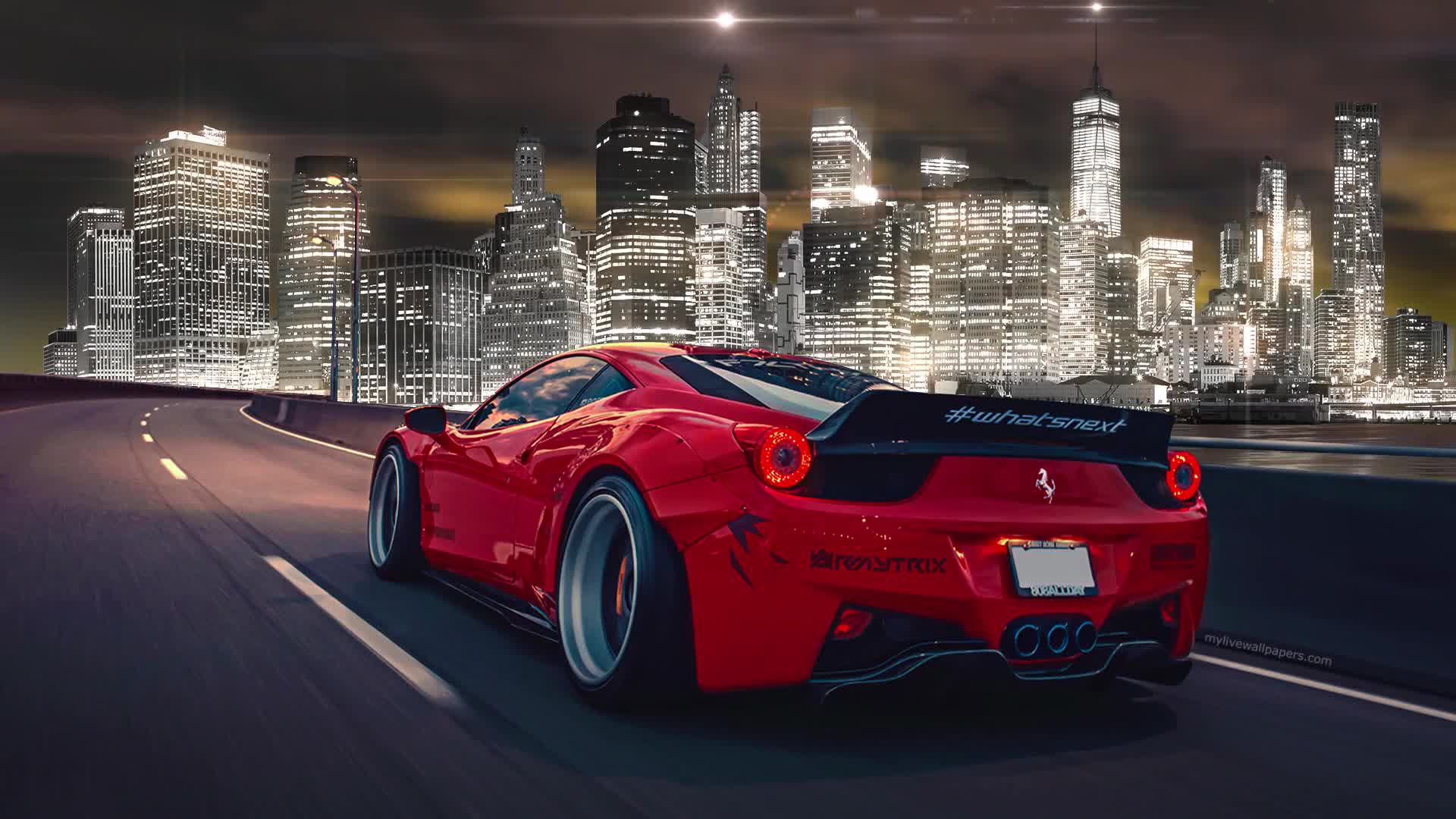 Download PC Ferrari458 Live Wallpaper