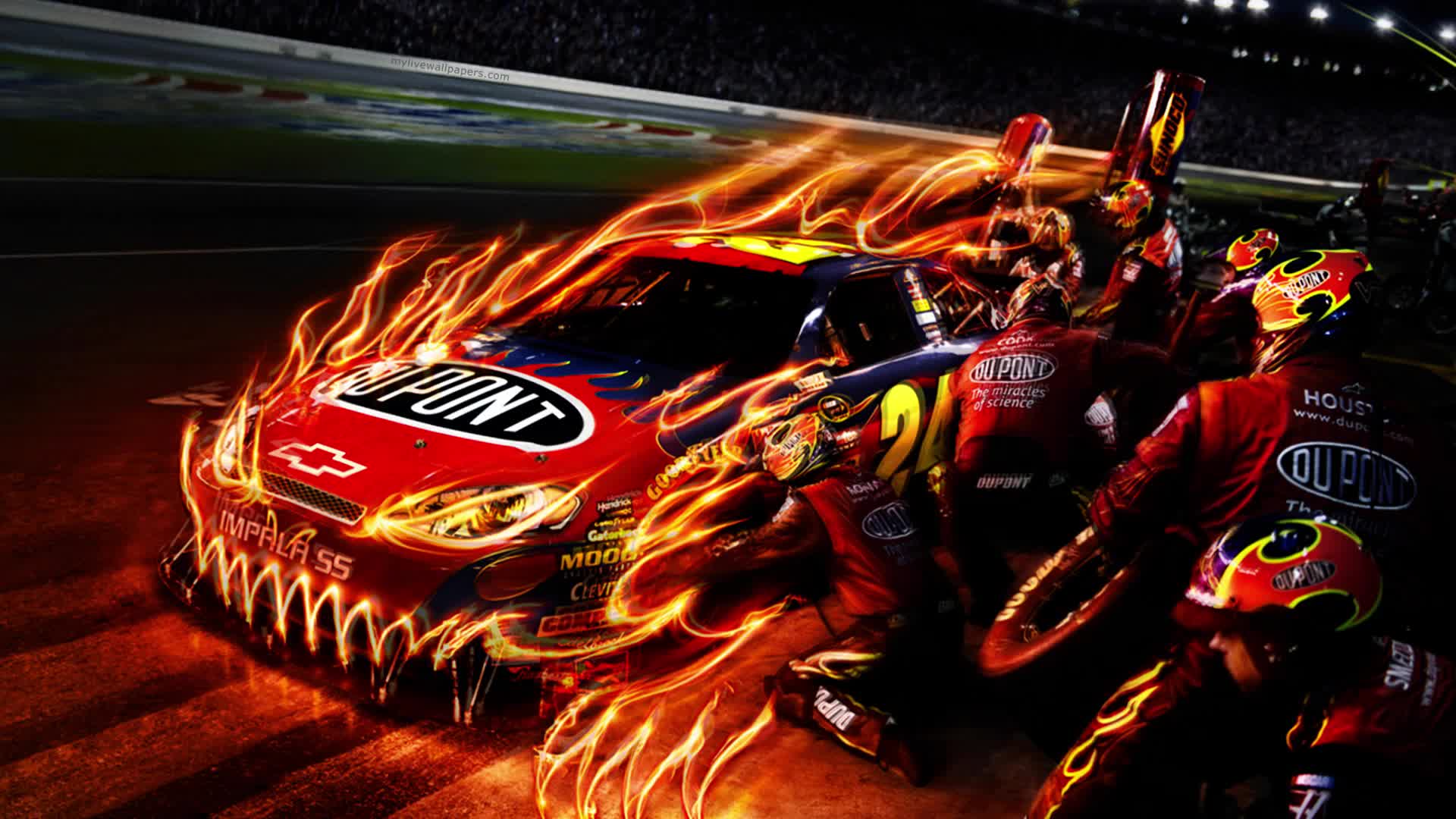 Download PC Monster Pit Stop Live Wallpaper