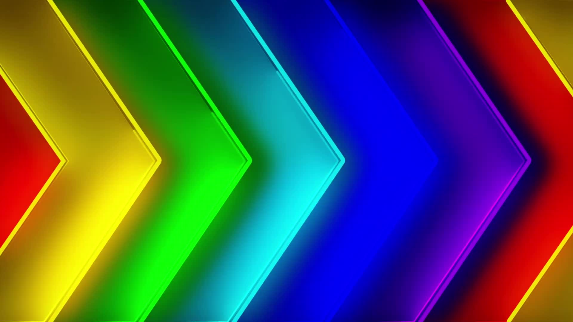 Download Free VJ loops Free video backgrounds loops Neon Light wall arrow motion background