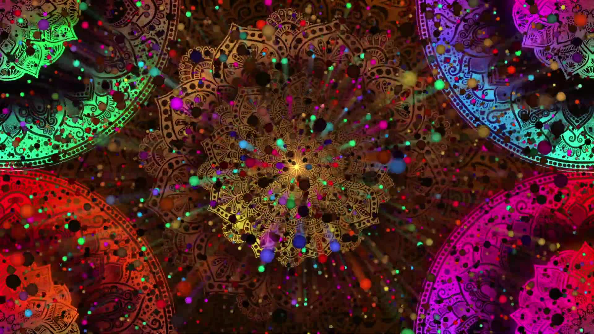 Download HD Mandala Background Loops Free Video Background Loops HD VJ Loops