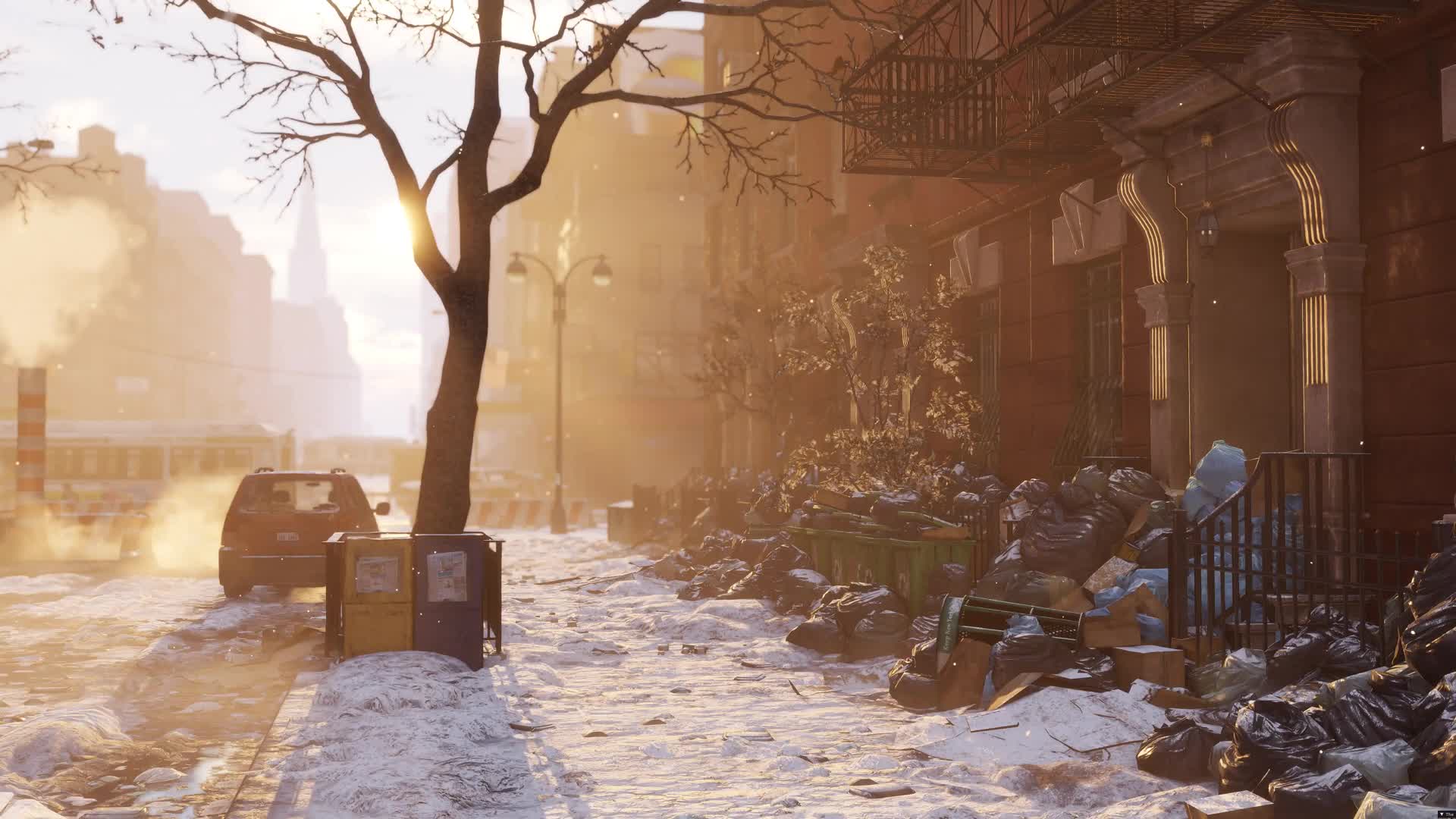 Download Winter Sunset The Division Live Wallpaper HD