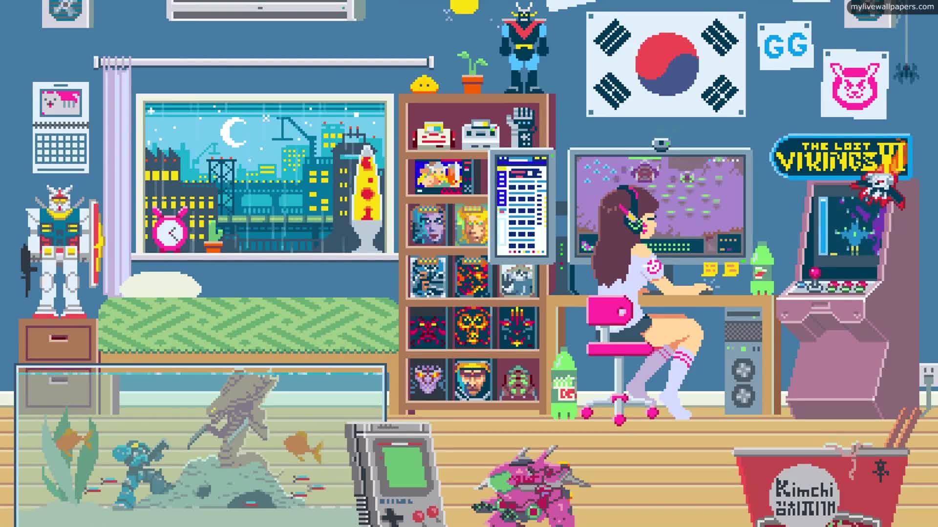 Download PC Dva Pixel Art 1 Live Wallpaper