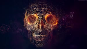 Download PC Ember Skull Live Wallpaper