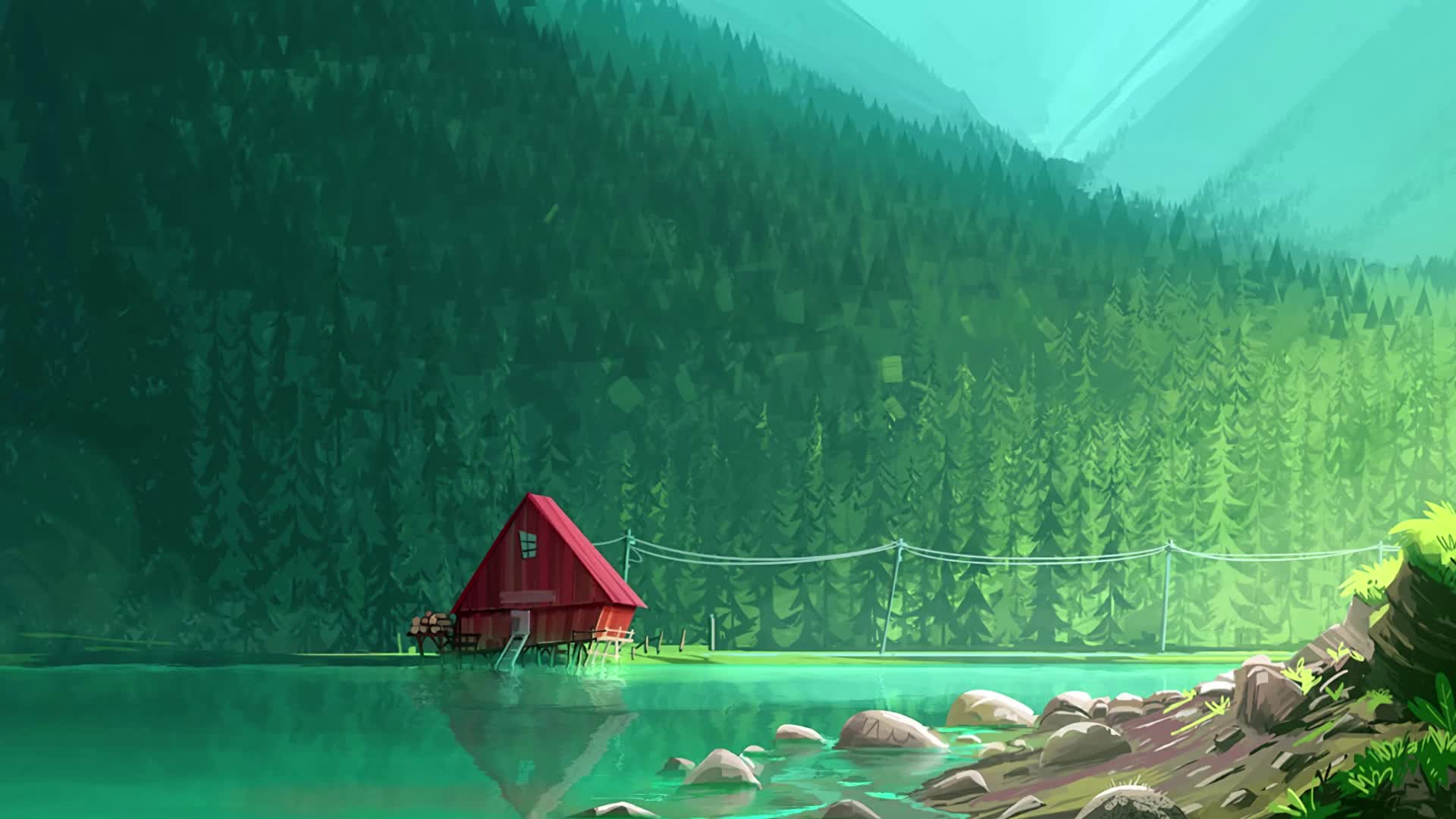 Download PC Cute Cabin Live Wallpaper Free