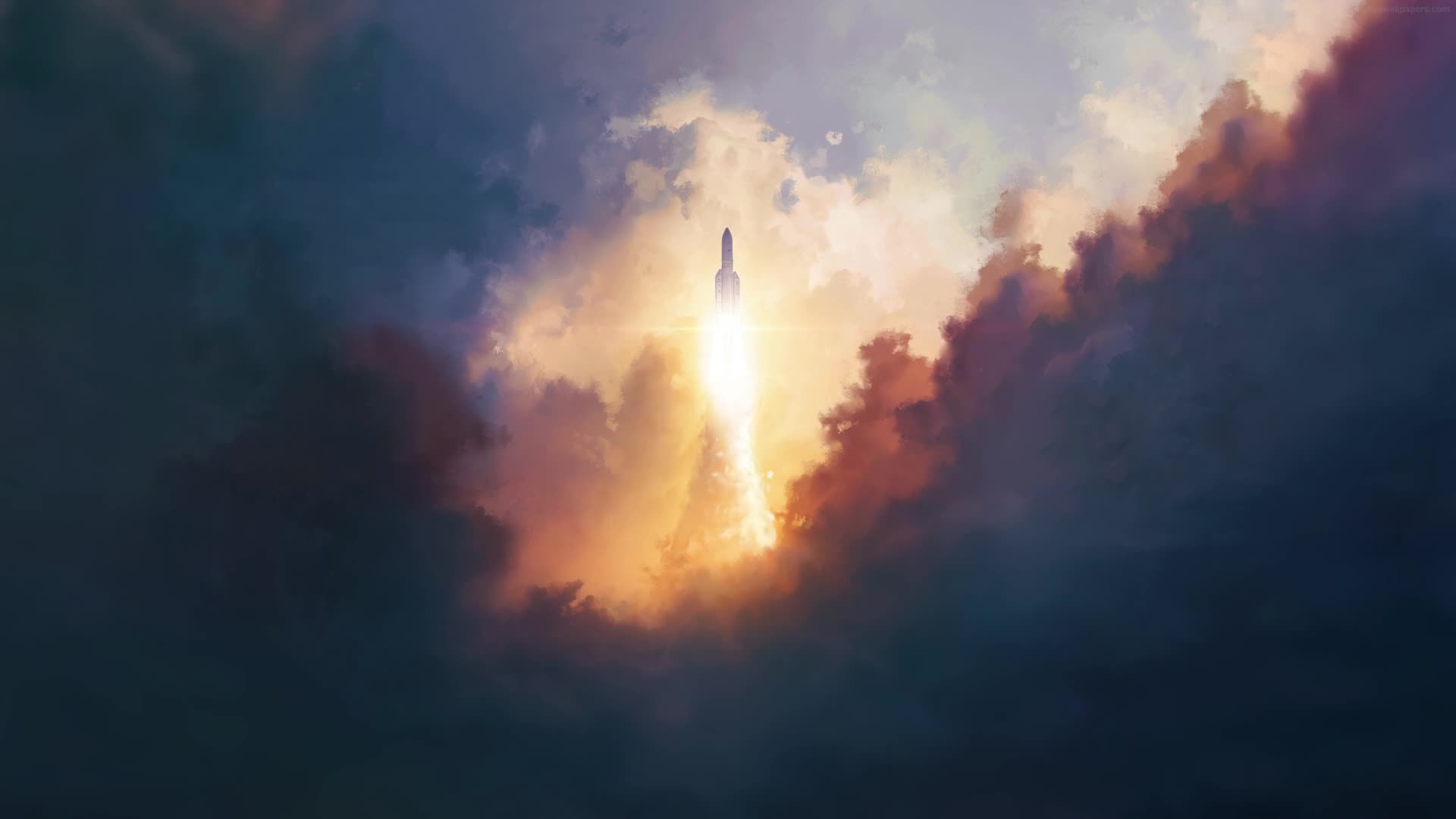 Download PC Rocket Launch Live Wallpaper Free