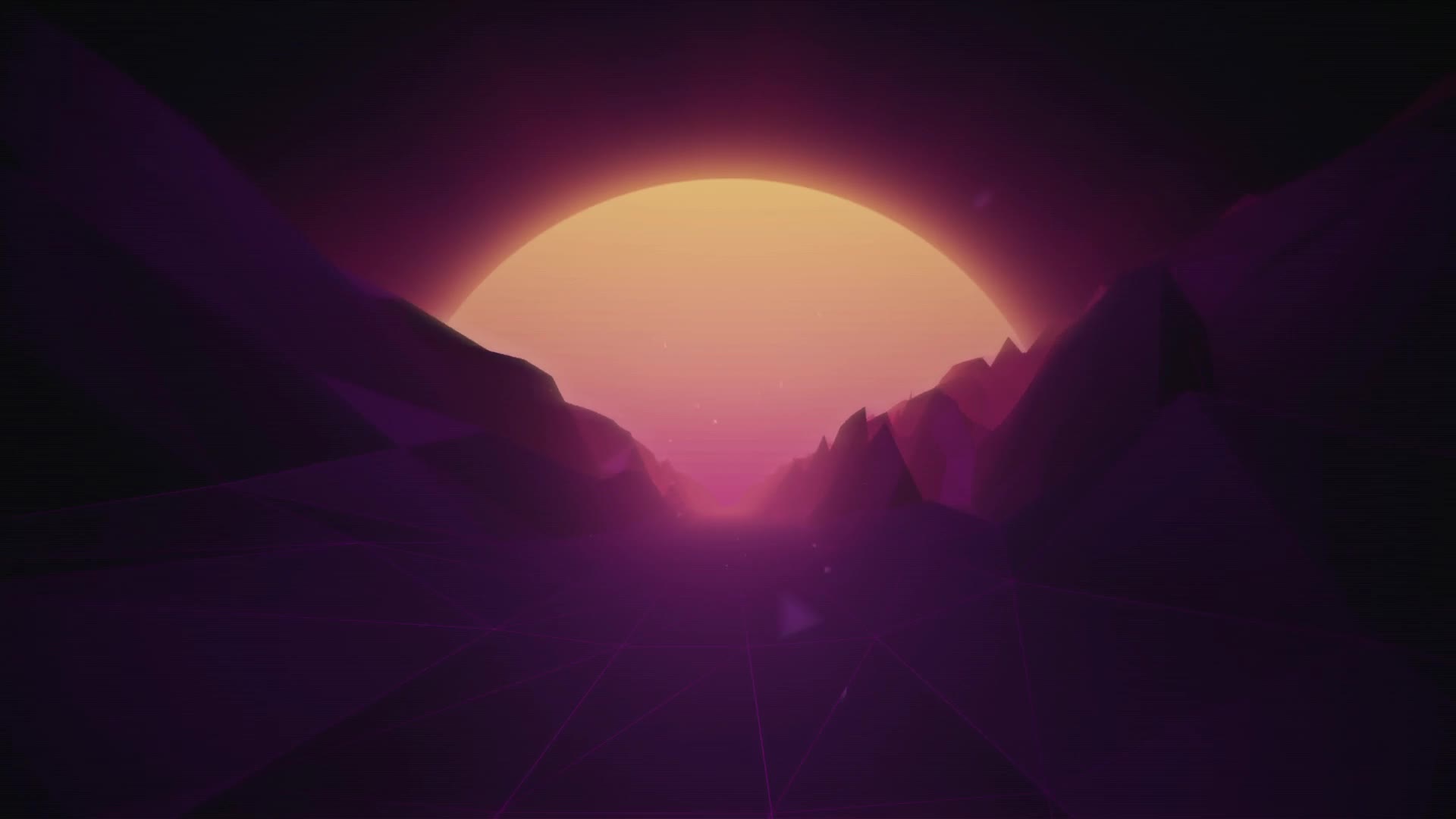 Download PC Towards The Retro Sunset Live Wallpaper Free