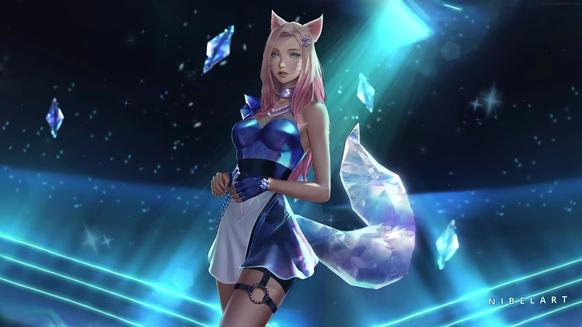 Download PC All Out Ahri LoL Live Wallpaper Free