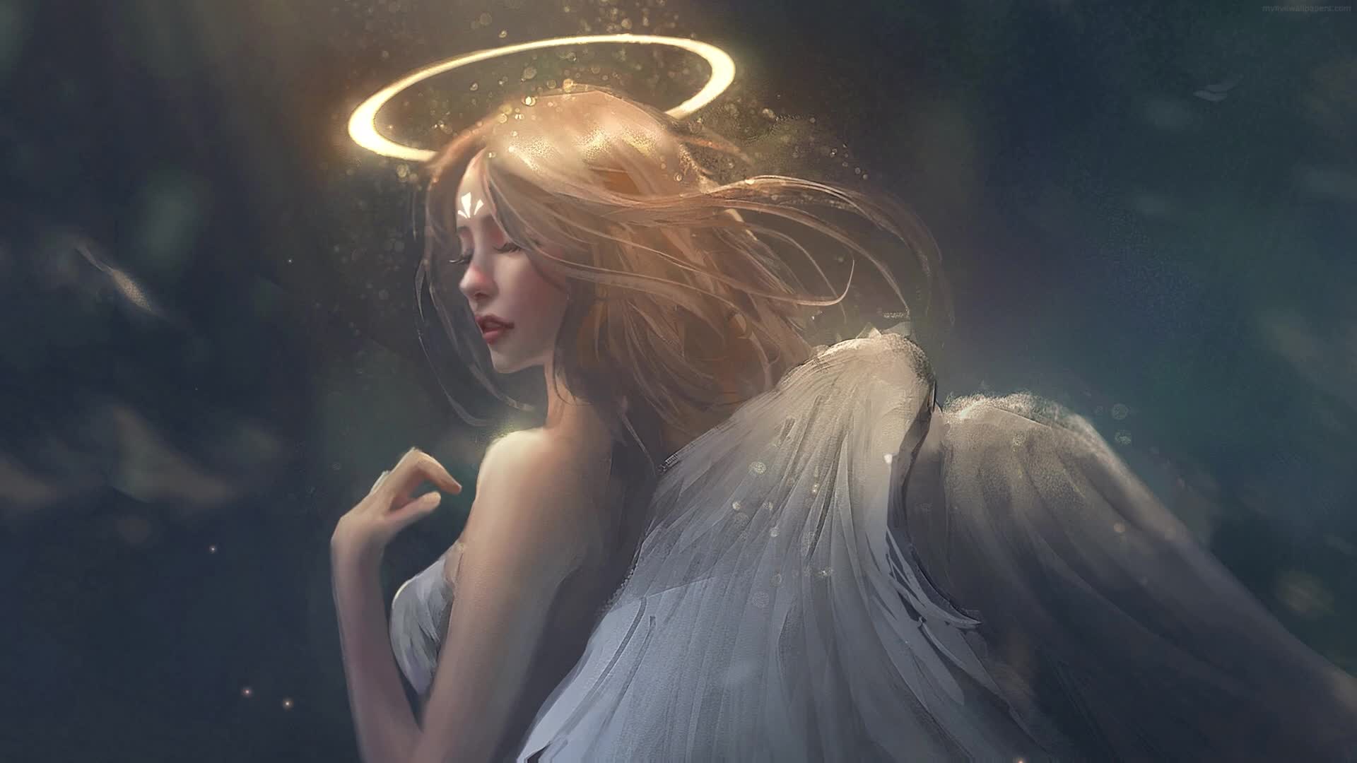 Download PC Girl Angel Live Wallpaper Free