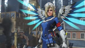 Download PC Mercy Uprising OW Live Wallpaper Free