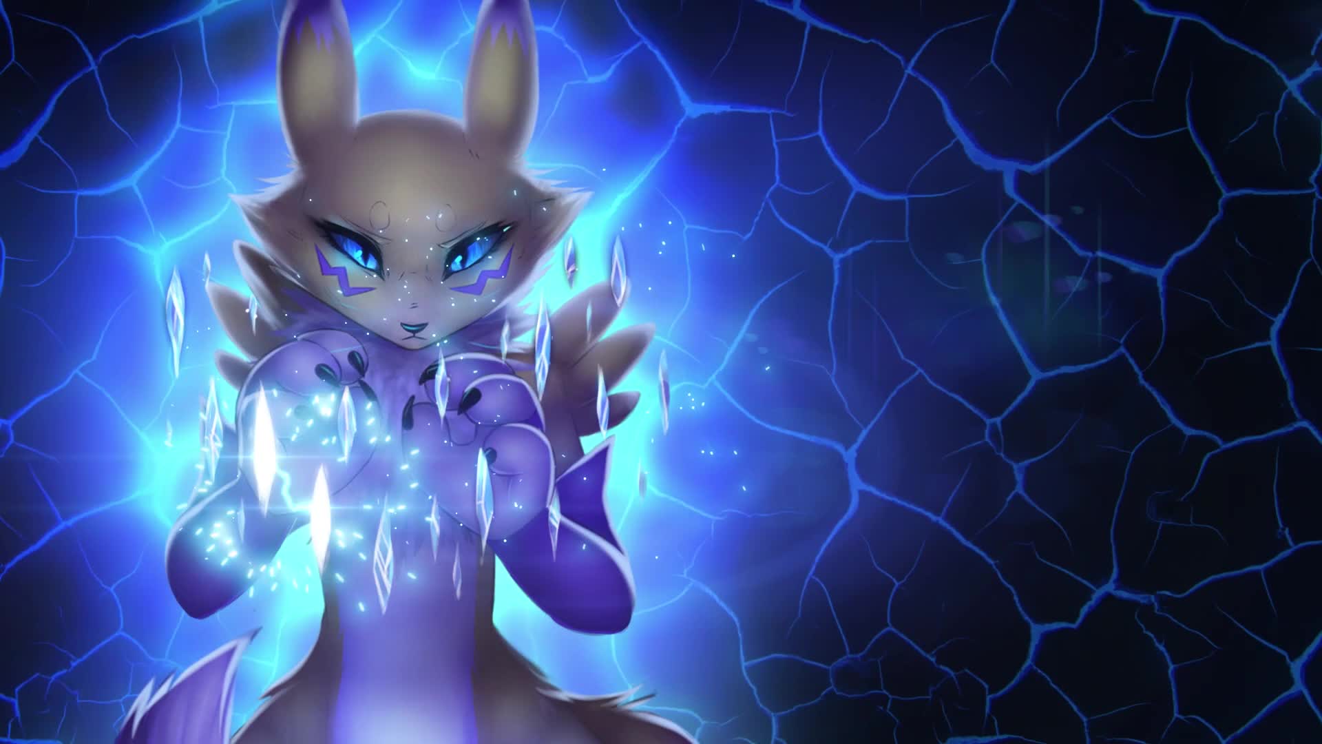 Download PC Renamon Digimon Live Wallpaper Free