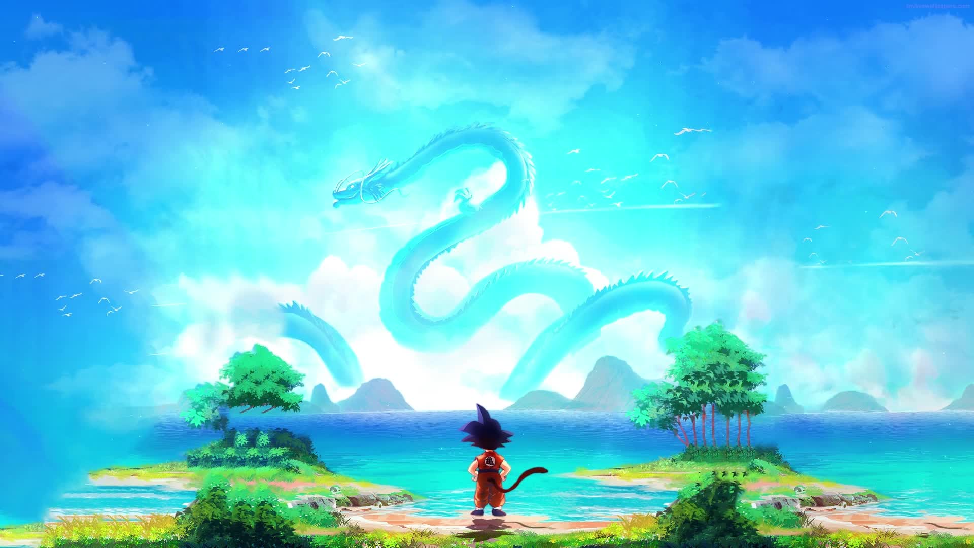 Download PC Goku and Shenron Live Wallpaper Free