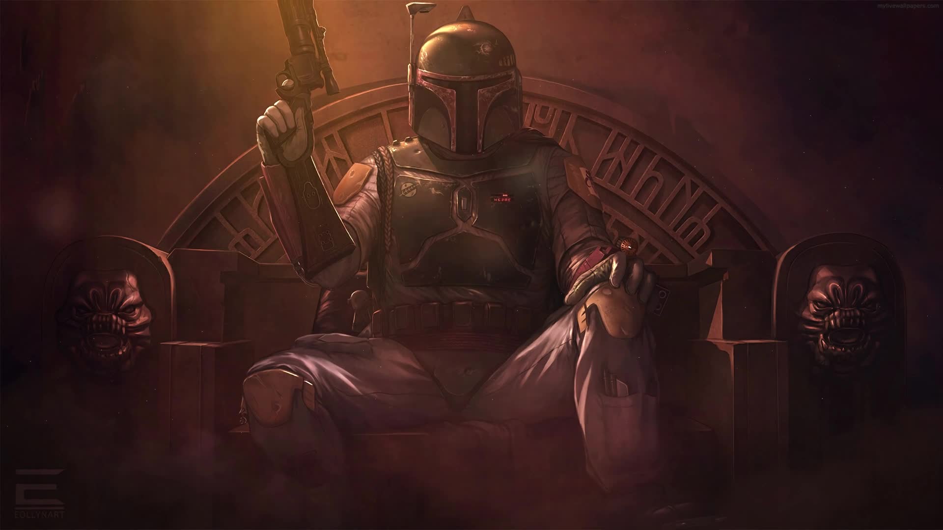 Download PC Boba Fett Throne Live Wallpaper Free