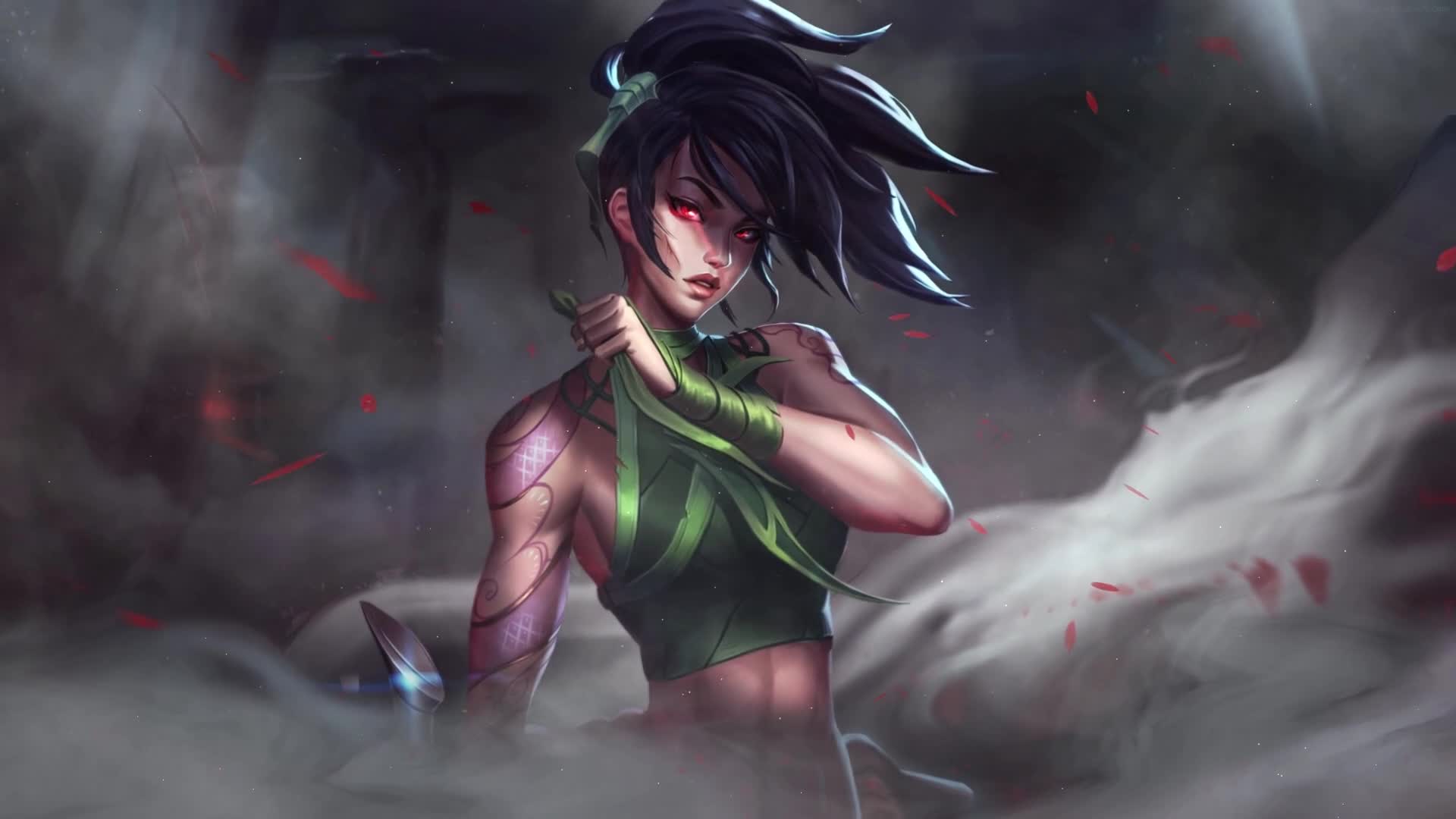 Download PC The Rogue Assassin Akali Live Wallpaper Free