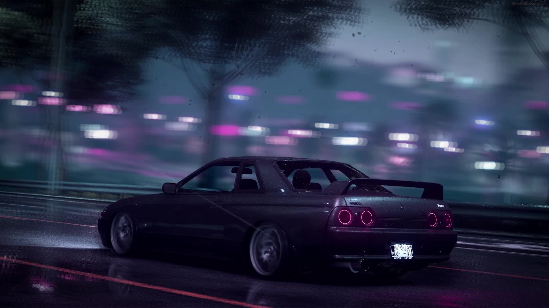 PC Nissan Skyline GTR Speeding Live Wallpaper Free - DesktopHut