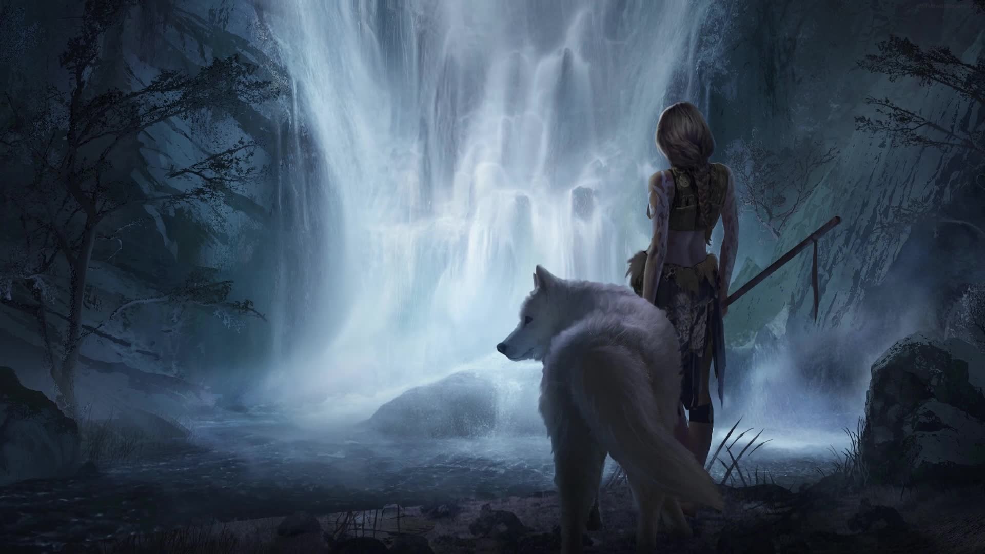 Download PC Princess Mononoke Waterfall Live Wallpaper Free