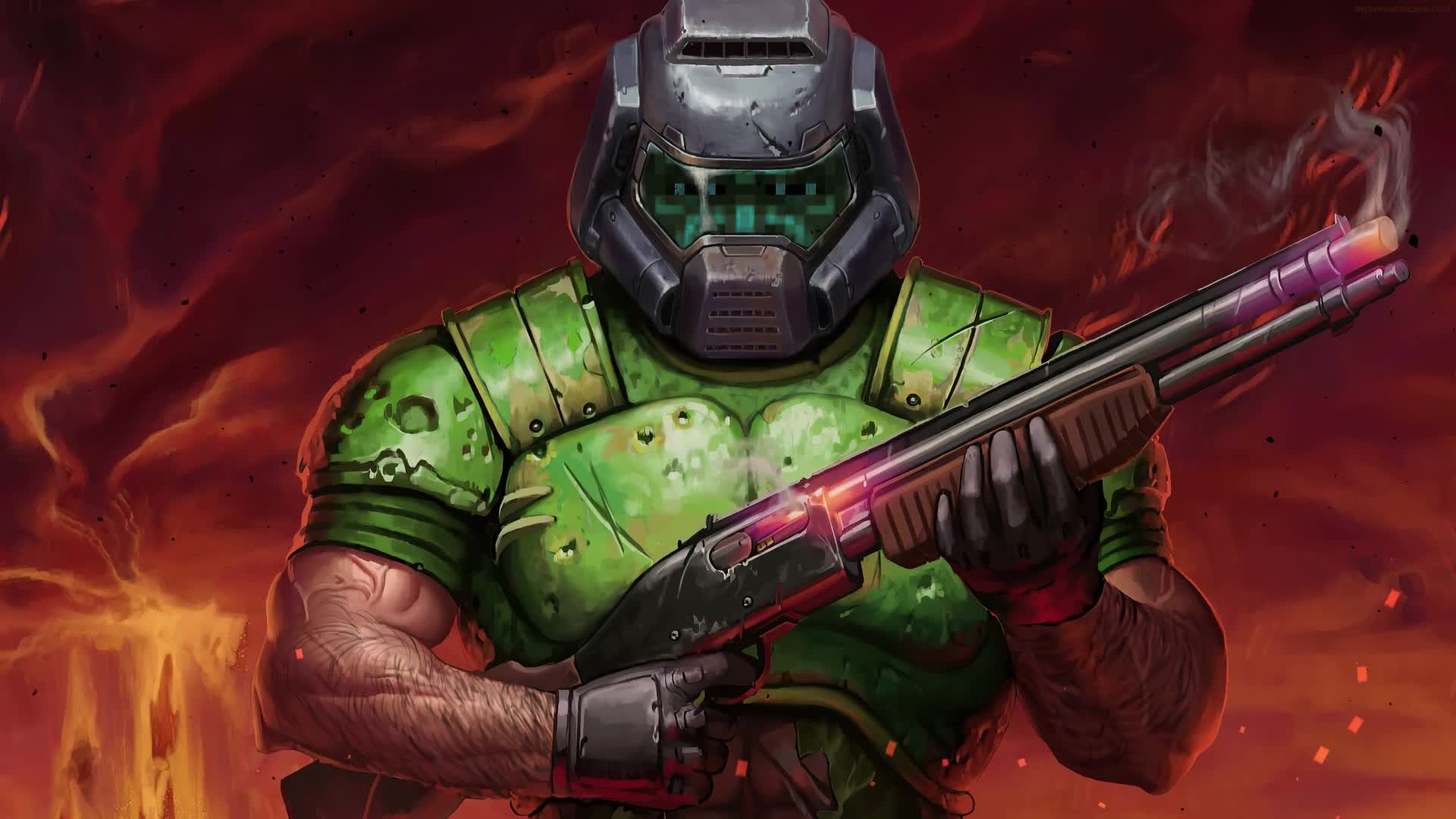 Download PC Doom Marine Live Wallpaper Free