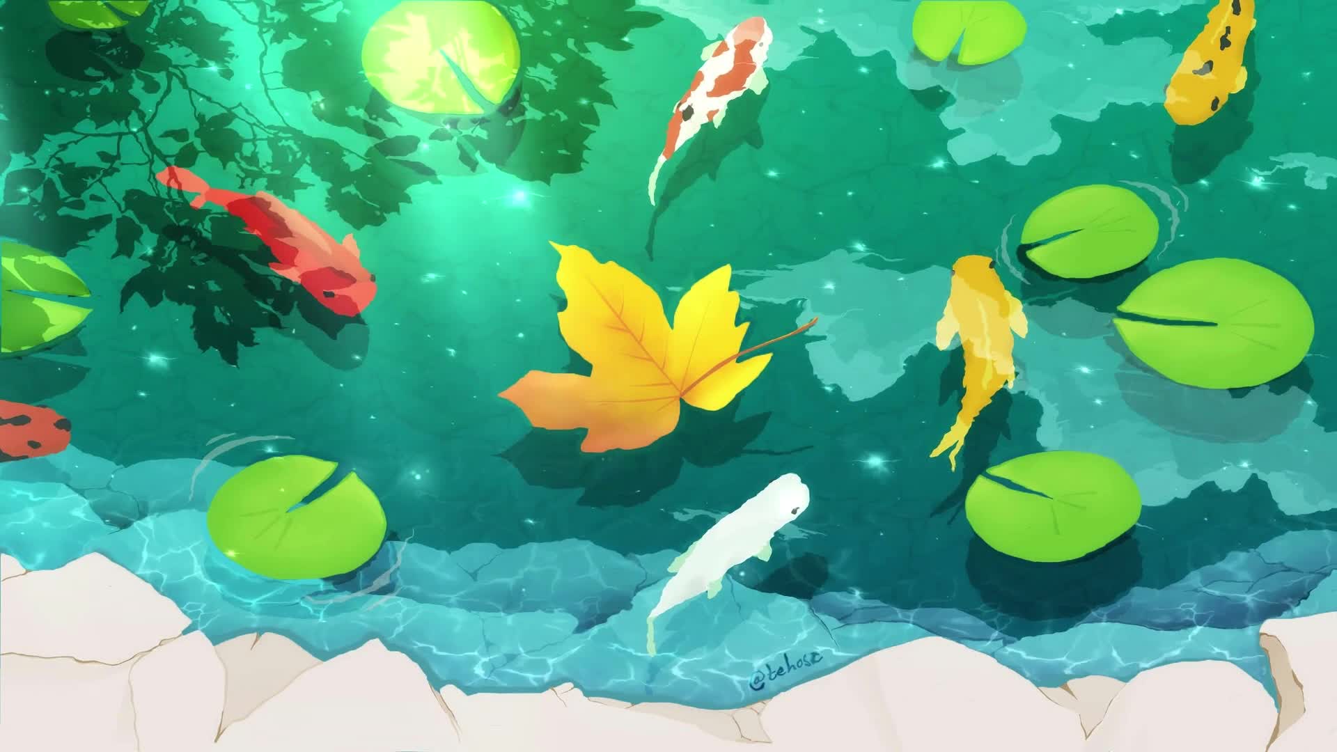 Download PC Koi Pond Live Wallpaper Free