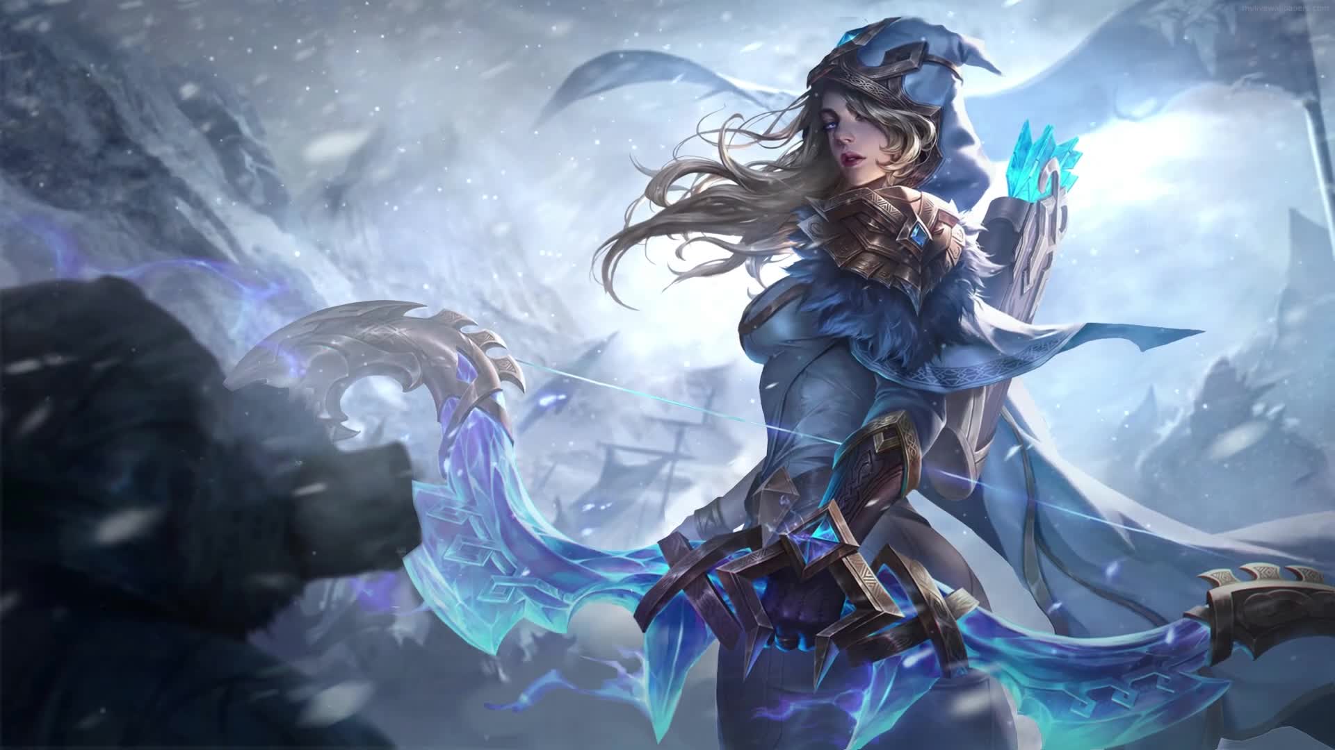 Download PC Ashe Freljord LOL Live Wallpaper Free