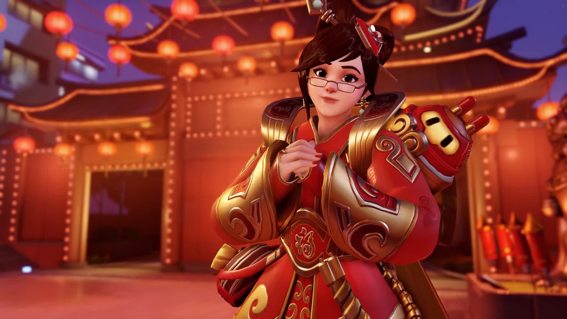 Download PC Mei Chinese New Year Overwatch Live Wallpaper Free