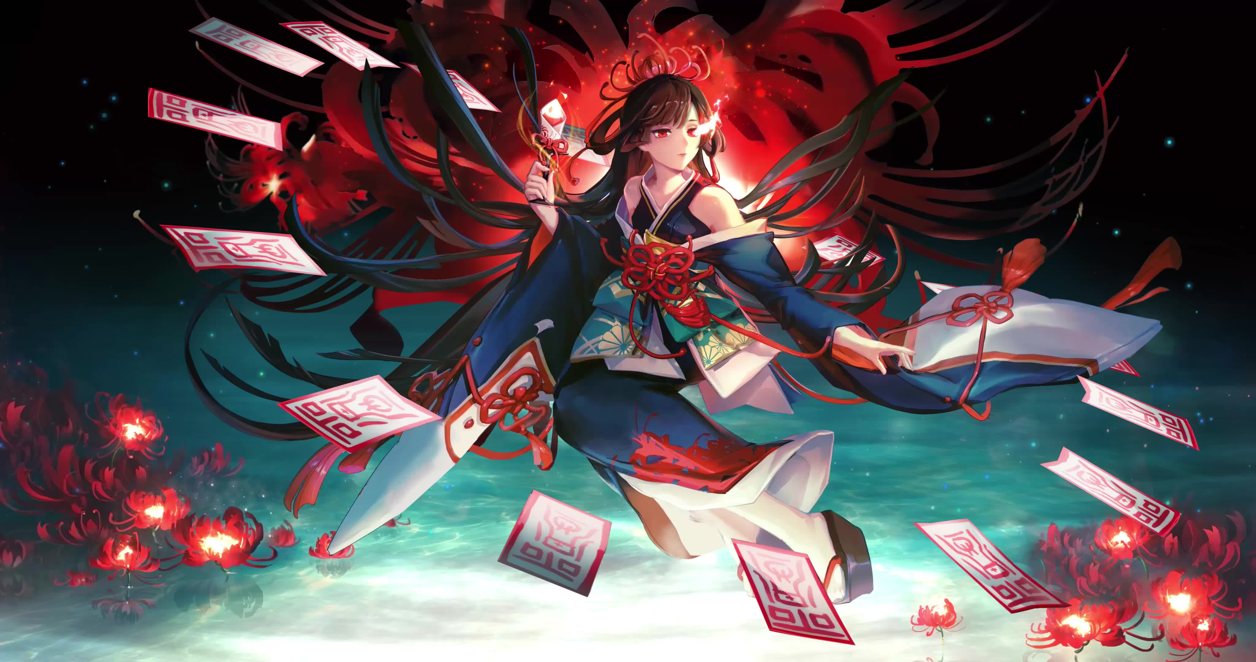 Download PC Higanbana Onmyoji 4k Live Wallpaper Free