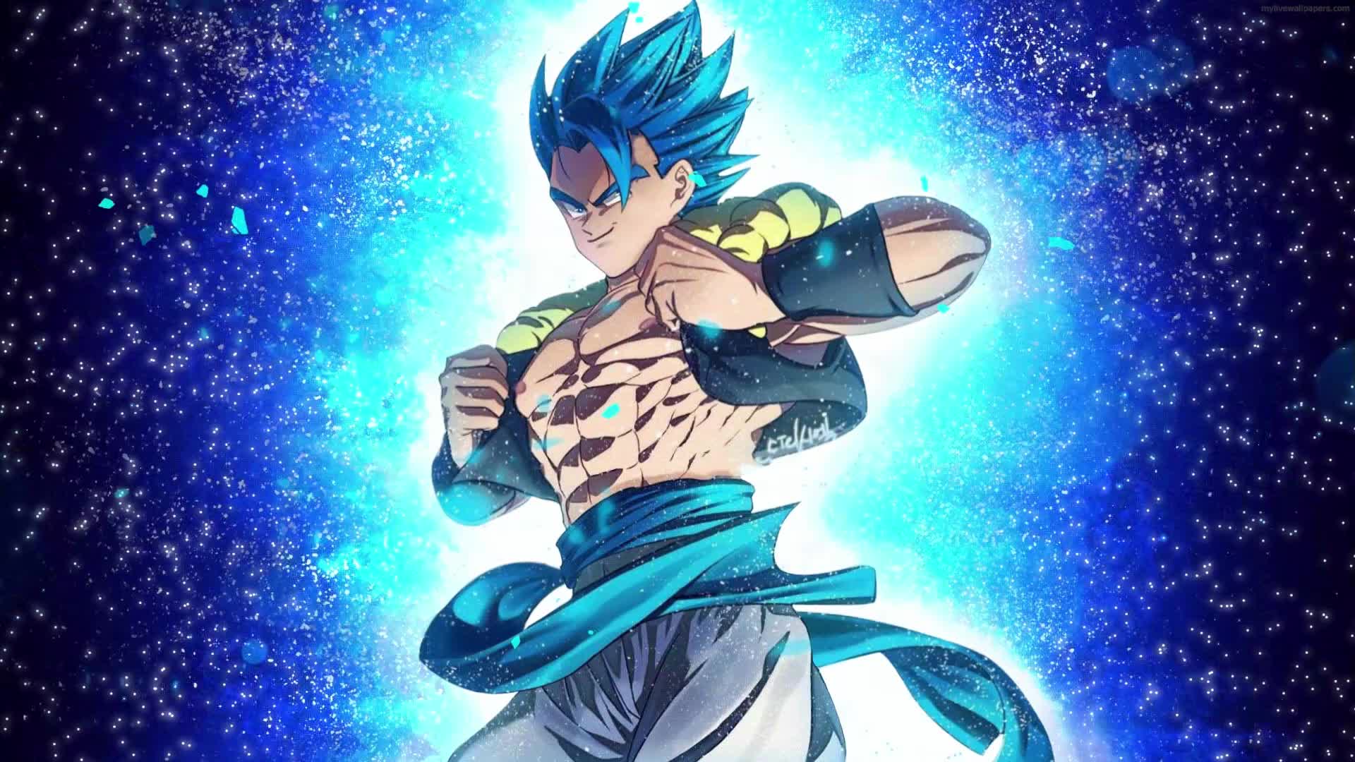 Download PC Blue Gogeta Live Wallpaper Free