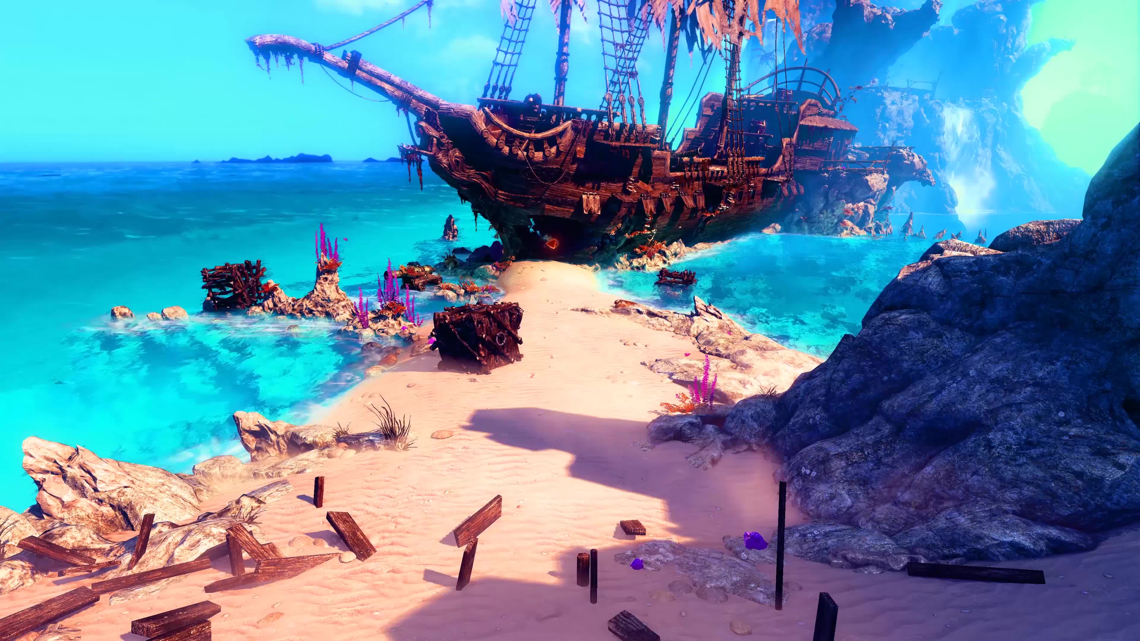 Download PC Stranded Pirates Ship Live Wallpaper Free