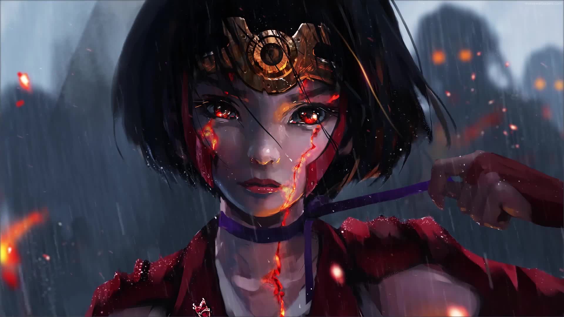 Download PC Kabaneri of the Iron Fortress Rain Live Wallpaper Free