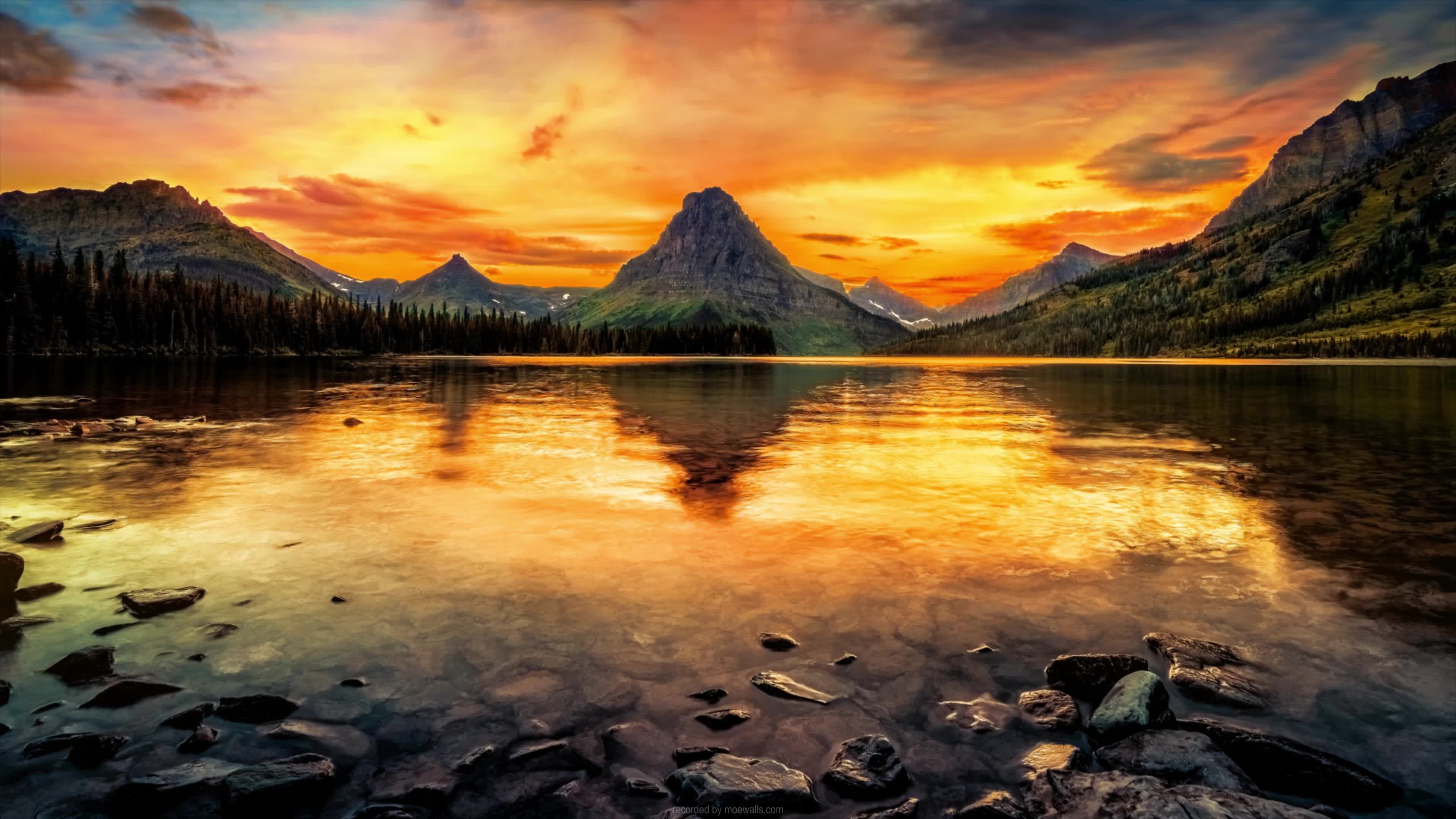 Download 4K Glacier National Park Live Wallpaper For PC