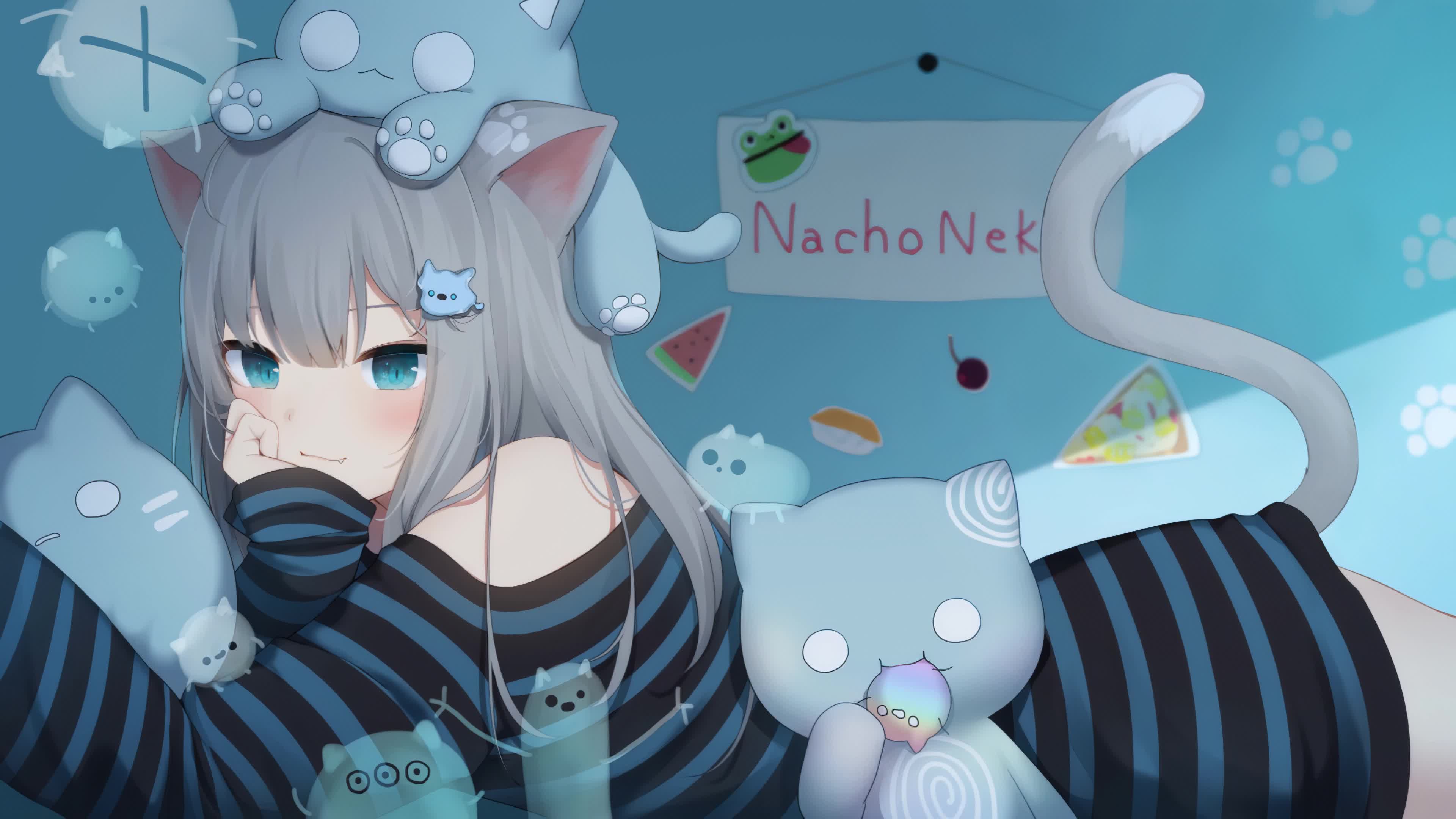 Download PC HD Nekoha Shizuku Live Anime Wallpaper