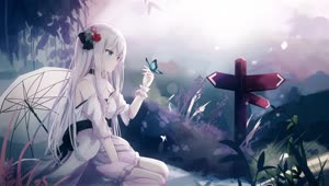 Download PC HD Elaina Butterfly Live Anime Wallpaper