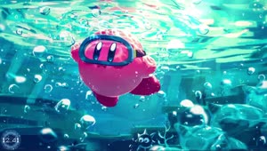 Download PC Desktop Kirby Underwater 6 Live Wallpaper