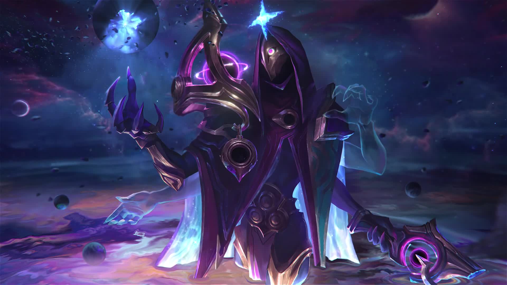 Download PC Desktop Dark Star Jhin Animated Wallpaper 3 Live Wallpaper