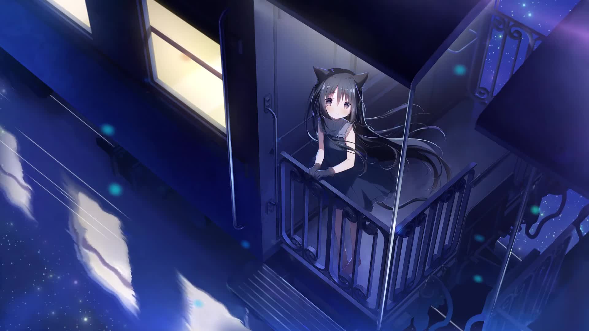 Download Anime Girl Looking Out On The Train Live Wallpaper For PC