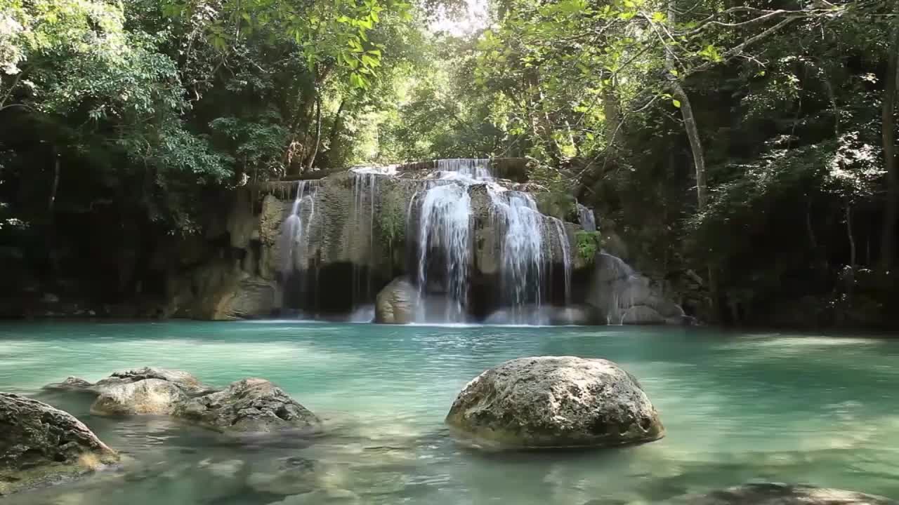 Download Erawan Waterfall In Thailand HD Live Wallpaper For PC