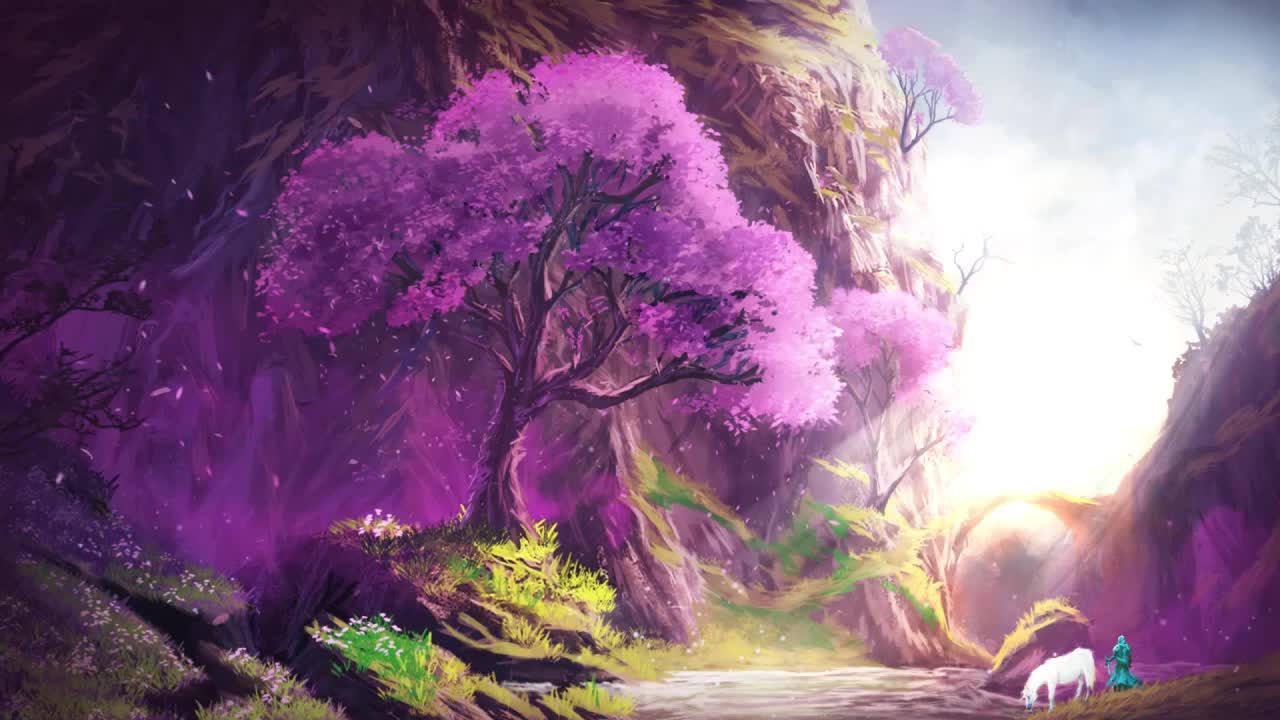 Download Cherry Blossom Fantasy HD Live Wallpaper For PC