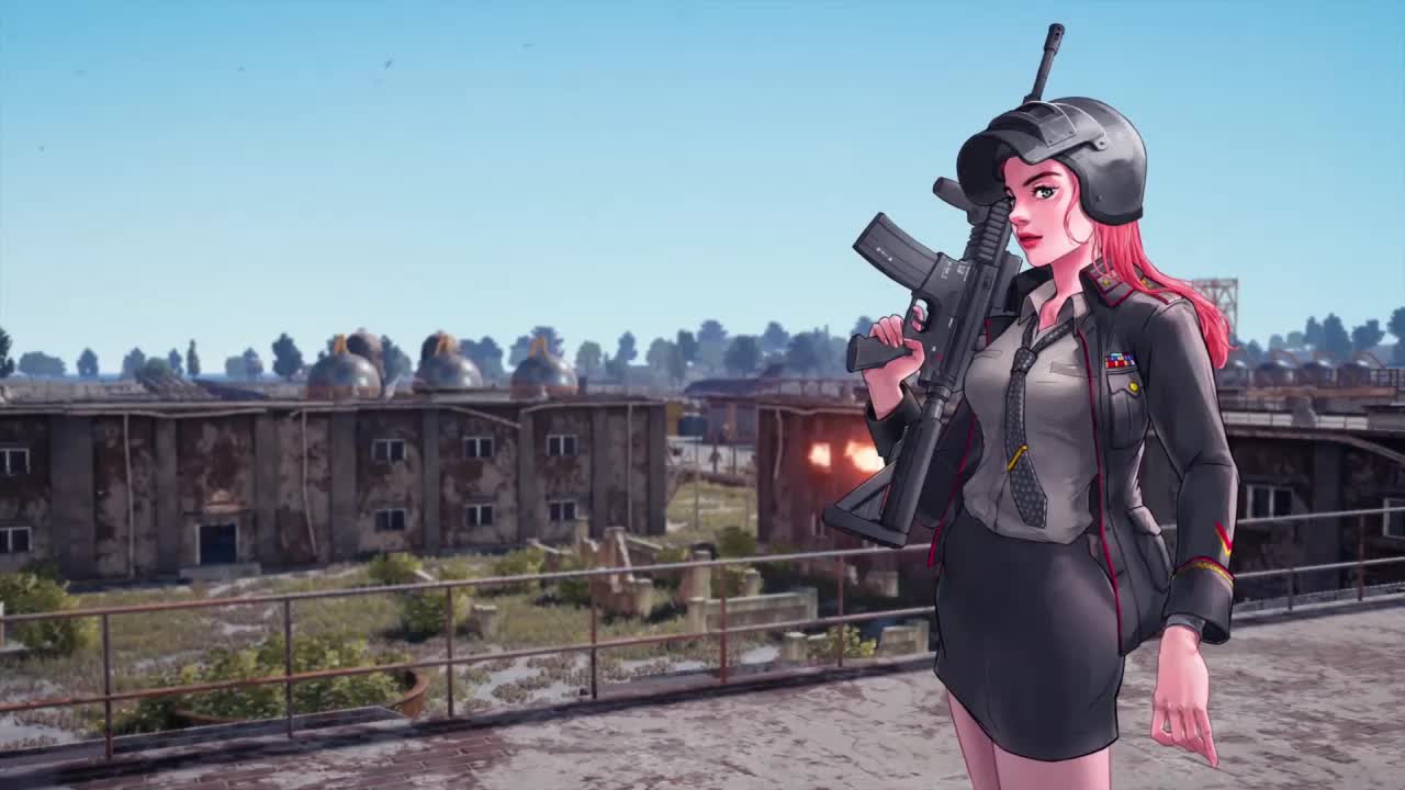 Download Pubg Militia Girl HD Live Wallpaper For PC