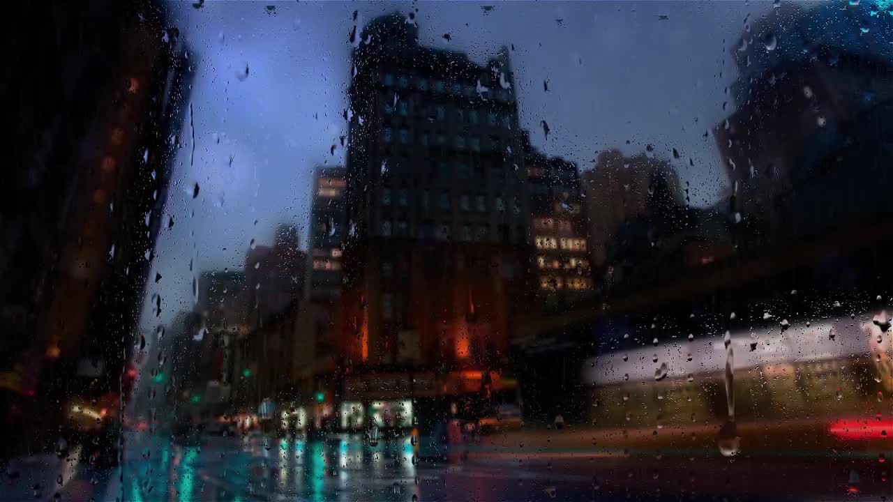 Download City Rain HD Live Wallpaper For PC