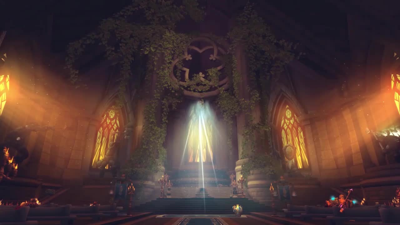 Download The Paladin Order Hall Sanctum Of Light World Of Warcraft HD Live Wallpaper For PC