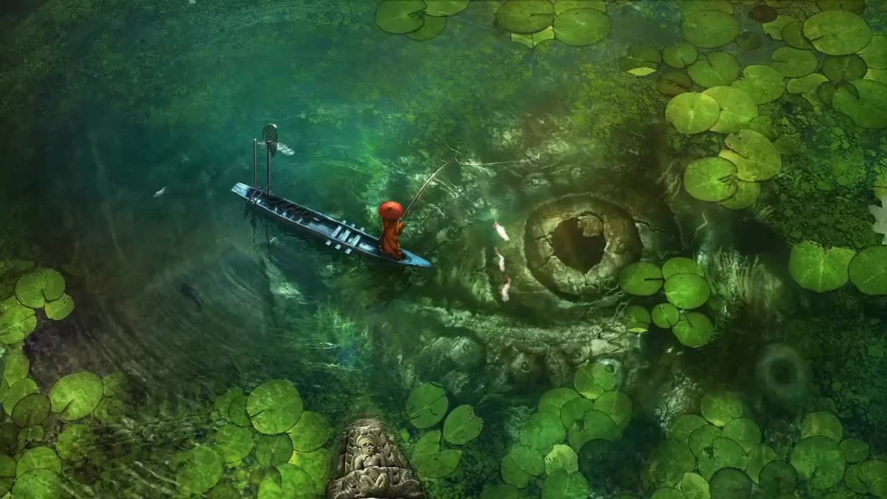 Download Fisherman And Mysterious Eye HD Live Wallpaper For PC