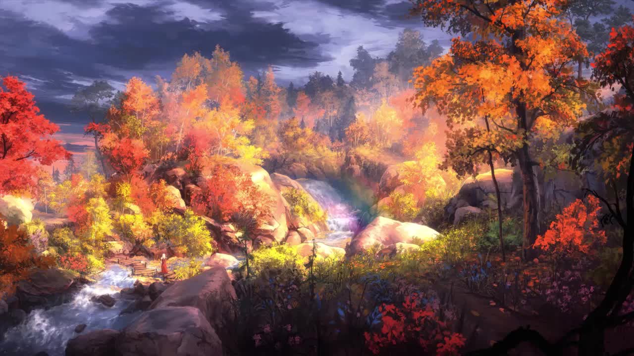 Download Fall Forest HD Live Wallpaper For PC