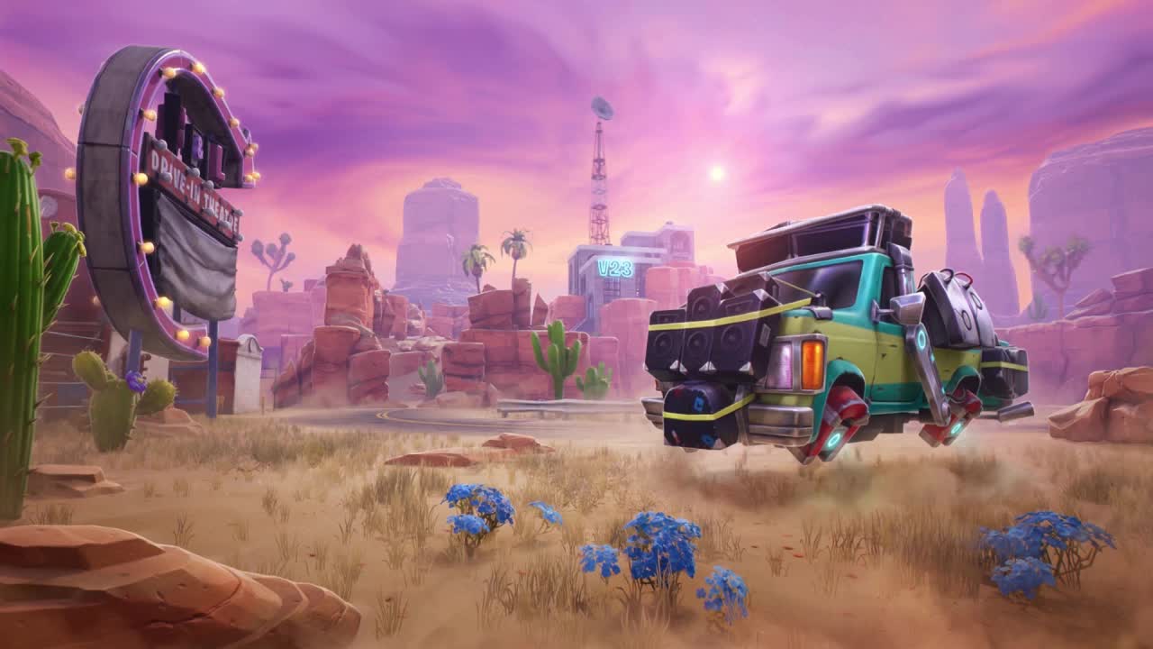 Download Fortnite Hit The Road HD Live Wallpaper For PC